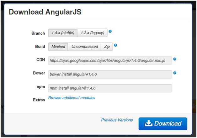 Downloas angularjs